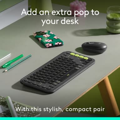 Logitech POP Icon mus og tastatur (graphite)