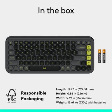 Logitech Pop Icon tastatur (graphite)