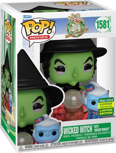 Funko The Wizard Of Oz actionfigur (Wicked Witch With Winged Monkey)
