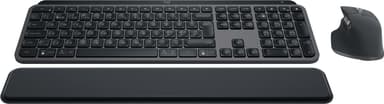 Logitech MX Keys S pakke med trådløs mus og tastatur (grafitt)