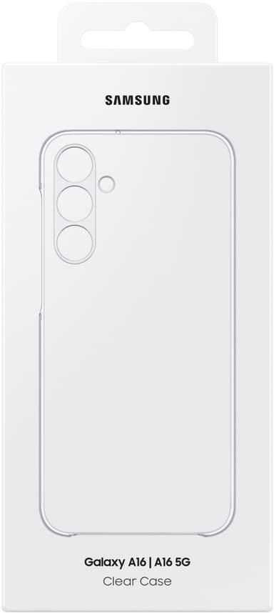 Samsung Galaxy A16 Clear deksel (gjennomsiktig)