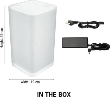 Ultimate Ears Hyperboom bærbar Bluetooth høyttaler (hvit)