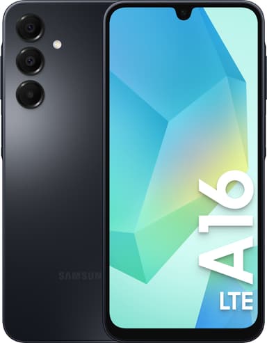 Samsung Galaxy A16 LTE smarttelefon 8/256GB (sort)