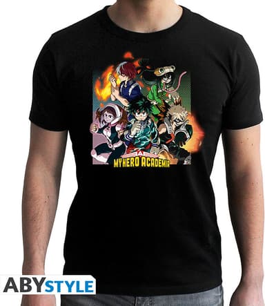 ABYStyle My Hero Academia Group T-skjorte (XL)
