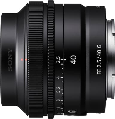 Sony FE 40mm f/2.5 G objektiv