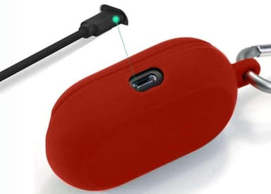 Beskyttelsesveske for Samsung Galaxy Buds (2019), Rød