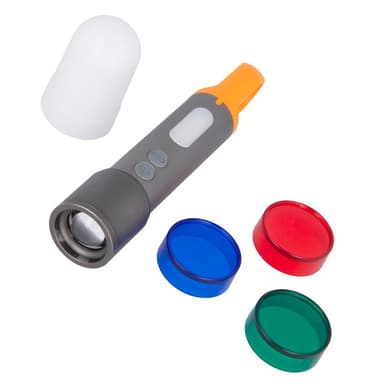 Forever Light TRAVELER - oppladbar LED-lommelykt med flere lysmoduser, 1200 mAh, USB-C
