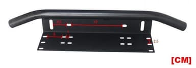 Holder for ekstralys, Frontbrakett for ekstralys