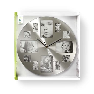 Nedis Veggur | Diameter: 400 mm | Metall | Sølv