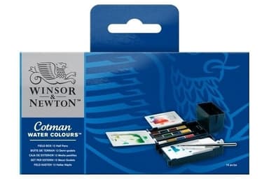 Cotman Water Colour Field-boks 12x1/2 panner