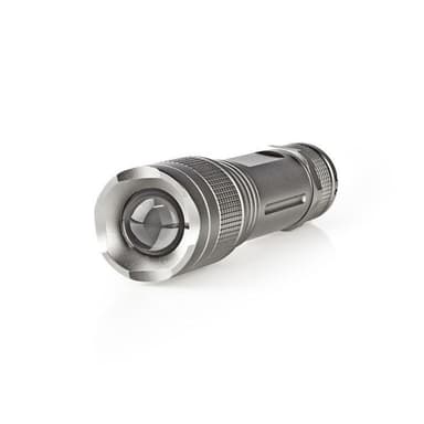 Nedis LED lommelykt | Batteri drevet | 4.5 V DC | 5 W | 3x AAA/LR03 | Nominell lysfluks: 330 lm | Lysrekkevidde: 200 m | Strålevinkel: 48 °