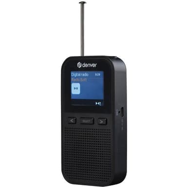 Denver Handhållen DAB+/FM-radio med i