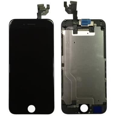 Komplett iPhone 6 Plus-skjerm med deler, svart