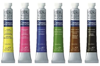 Cotman Water Colour Tubset 6x8 ml