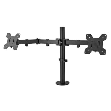 Nedis Desk Monitor Mount | 2 Skjermer | 15 - 32 "" | 75x75 / 100x100 | Full Motion