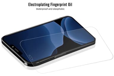 3-pakning Mr Yes Fulldekkende skjermbeskytter i herdet glass for iPhone 12 Pro Max