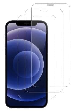 3-pakning Mr Yes Fulldekkende skjermbeskytter i herdet glass for iPhone 12 Pro Max