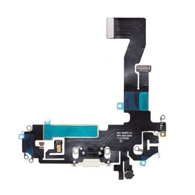 Ladekontakt med flex for iPhone 12 Pro, hvit