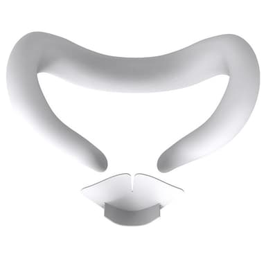 Meta Quest 3 Eye Mask Støvtett Beskyttelsesdeksel med Nesestøtte - Hvit
