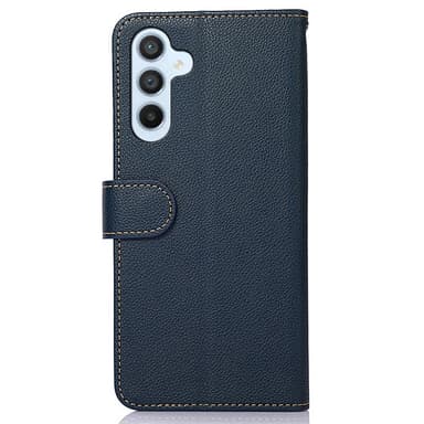 KHAZNEH Lommebok-deksel til Samsung Galaxy A35 - Blå/Brun