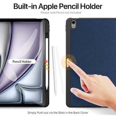 DUX DUCIS Domo iPad Air 13 (2024) Deksel Trefoldelig - Blå