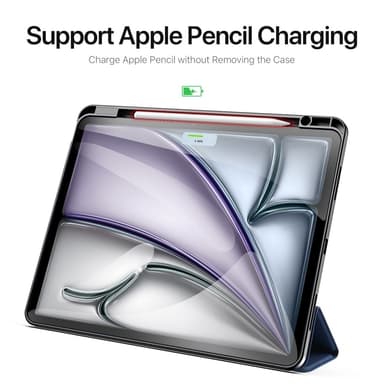 DUX DUCIS Domo iPad Air 13 (2024) Deksel Trefoldelig - Blå