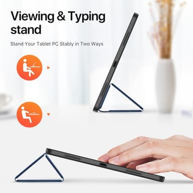 DUX DUCIS Domo iPad Air 13 (2024) Deksel Trefoldelig - Blå
