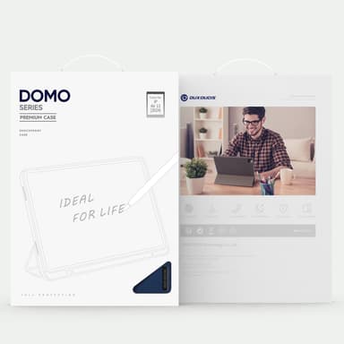 DUX DUCIS Domo iPad Air 13 (2024) Deksel Trefoldelig - Blå