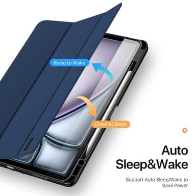 DUX DUCIS Domo iPad Air 13 (2024) Deksel Trefoldelig - Blå