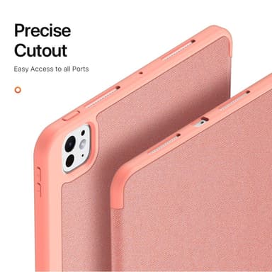 DUX DUCIS Domo iPad Pro 11 (2024) Deksel Trefoldelig - Rosa