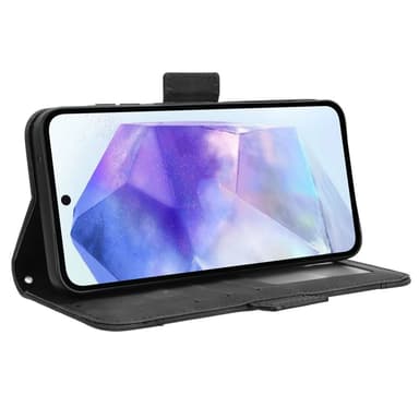 Samsung Galaxy A55 Lommebok-deksel - Svart