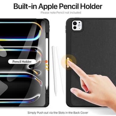 DUX DUCIS Domo iPad Pro 13 (2024) Deksel Trefoldelig - Svart