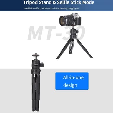 JMARY MT-30 Selfie Stick 5-seksjoners justerbart stativ for kamera/telefon/projektor