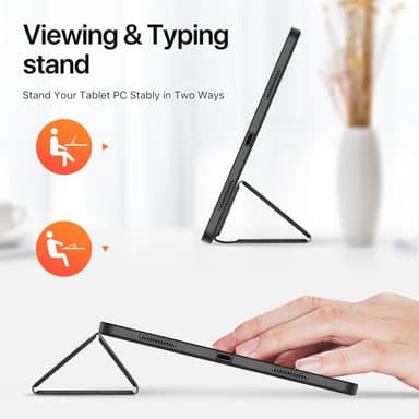 DUX DUCIS Domo iPad Pro 13 (2024) Deksel Trefoldelig - Svart
