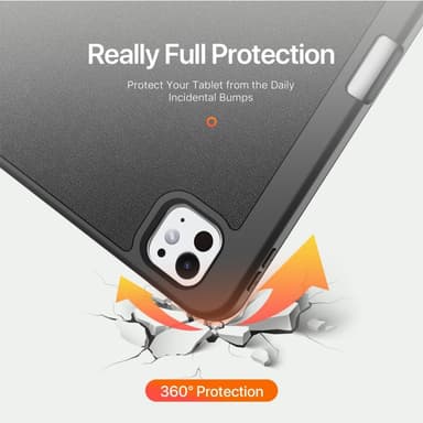 DUX DUCIS Domo iPad Pro 13 (2024) Deksel Trefoldelig - Svart