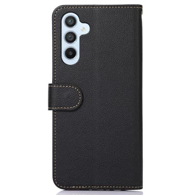 KHAZNEH Lommebok-deksel til Samsung Galaxy A35 - Svart/Rød