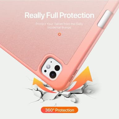 DUX DUCIS Domo iPad Pro 13 (2024) Deksel Trefoldelig - Rosa