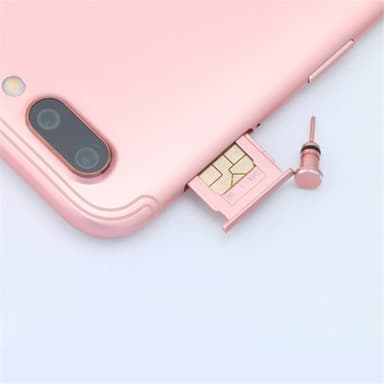 Støvtett 3,5 mm hodetelefonkontakt Plugg Sim-kortforsyningsnål