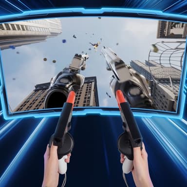 DEVASO til Meta Quest 3 VR spillpistolskytespillgrep