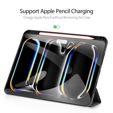 DUX DUCIS Domo iPad Pro 11 (2024) Deksel Trefoldelig - Svart