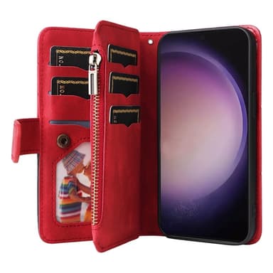 KS Lommebok-deksel til Samsung Galaxy S24 Ultra - Rød