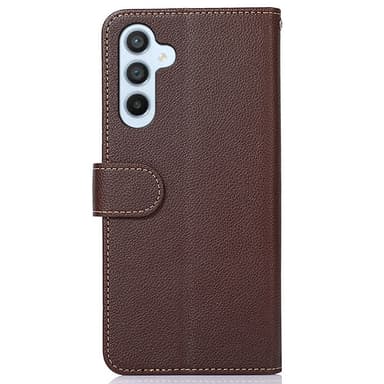 KHAZNEH Lommebok-deksel til Samsung Galaxy A35 - Brun/Blå