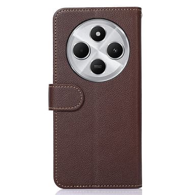 KHAZNEH Lommebok-deksel til Xiaomi Redmi 14C - Brun/Blå