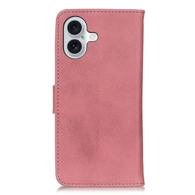 KHAZNEH til iPhone 16 Plus Lommebok-deksel - Rosa