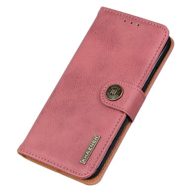 KHAZNEH til iPhone 16 Plus Lommebok-deksel - Rosa