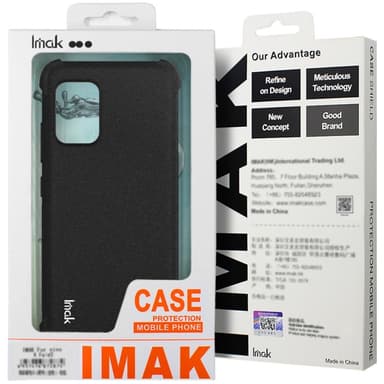 IMAK For Google Pixel 9 Pro XL TPU-deksel Støtsikkert Telefondeksel - Svart