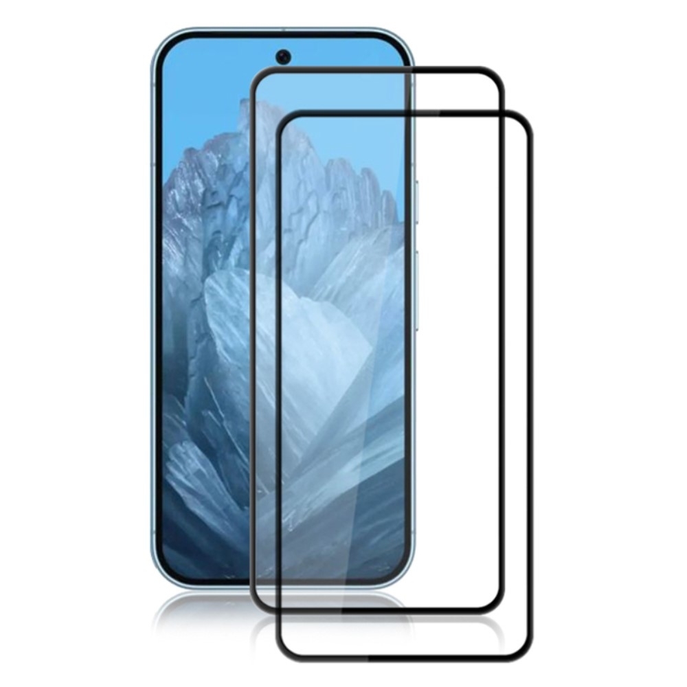AMORUS for Pixel 9 Pro XL Skjermbeskytter i Herdet Glass, 2-Pakke