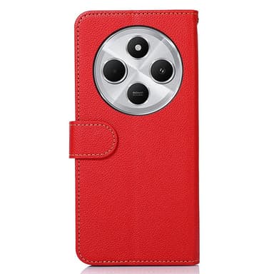 KHAZNEH Lommebok-deksel til Xiaomi Redmi 14C - Rød/Svart