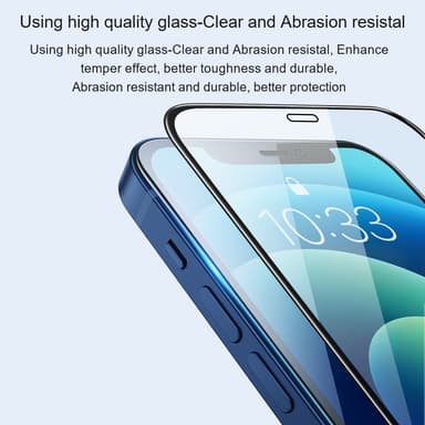 AMORUS til iPhone 16 Pro Max Skjermbeskytter i Herdet Glass