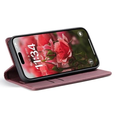 CASEME Lommebok-deksel iPhone 16 - Rød